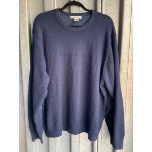 10/$30💵 Geoffrey Beene Navy Sweater Sz XXL